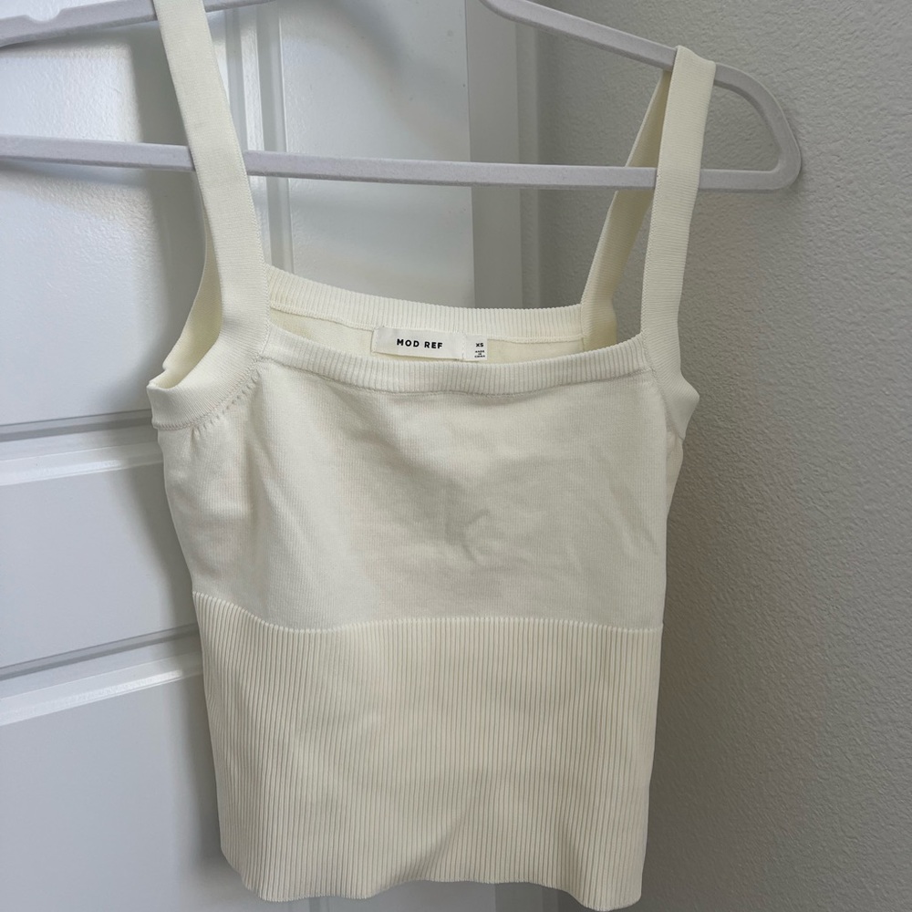 Mod Ref Cream Tank Top